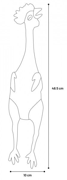 Flamingo Lateksinis Žaislas Šunims, Višta 48.5cm