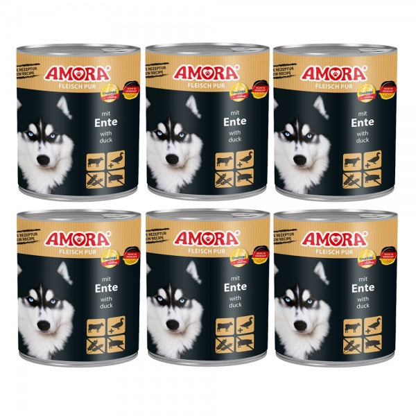 Amora Ente Koerakonserv (Veise- ja Pardilihaga) 800g x 6tk