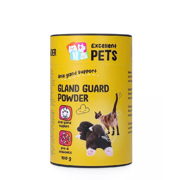 Excellent Pets Gland Guard Powder - Pärakupauna probleemidega koertele ja kassidele 100g