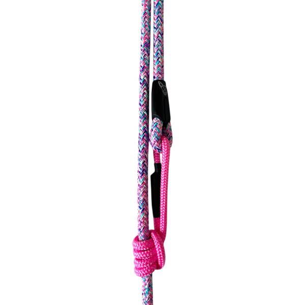 Blue Heeler Reguleeritav Jalutusrihm "Pink Robin" (Karabiiniga) 10mm x 260cm – pilt 3