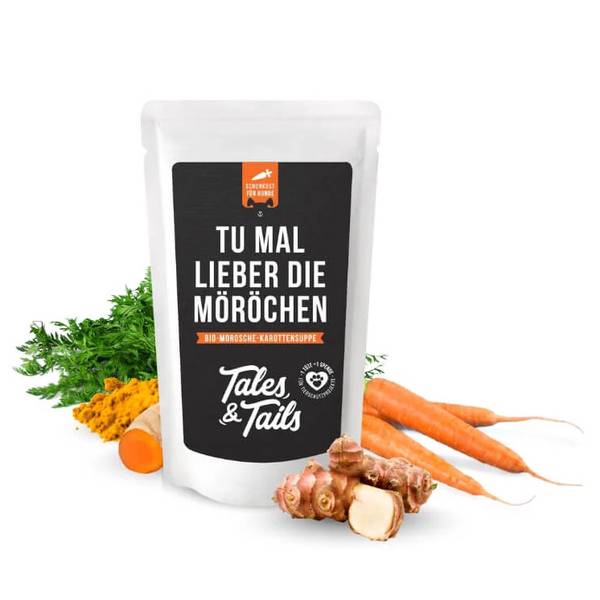 Tales and Tails Porgandisupp Koertele - Looduslik leevendus seedetrakti probleemidele 130ml