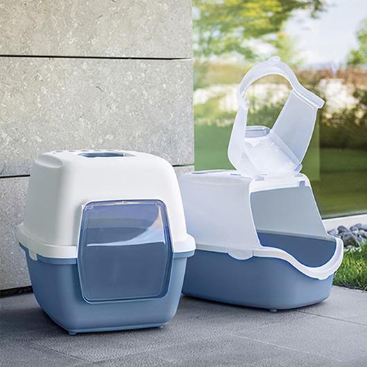 Stefanplast Liivakast Kassile "Easy Clean" Filtriga Valge/Hall – pilt 3