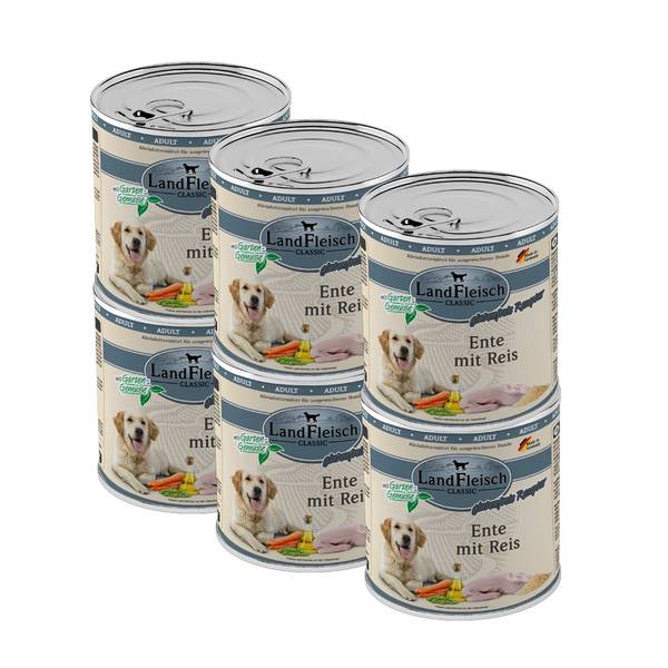Landfleisch Classic Koerakonserv Pardilihaga ja Riisiga (Ente mit Reis) 800g x 6tk