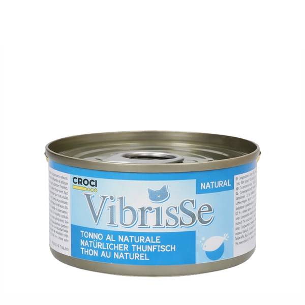 Vibrisse Natural Kassikonserv Tuunikalaga 70g
