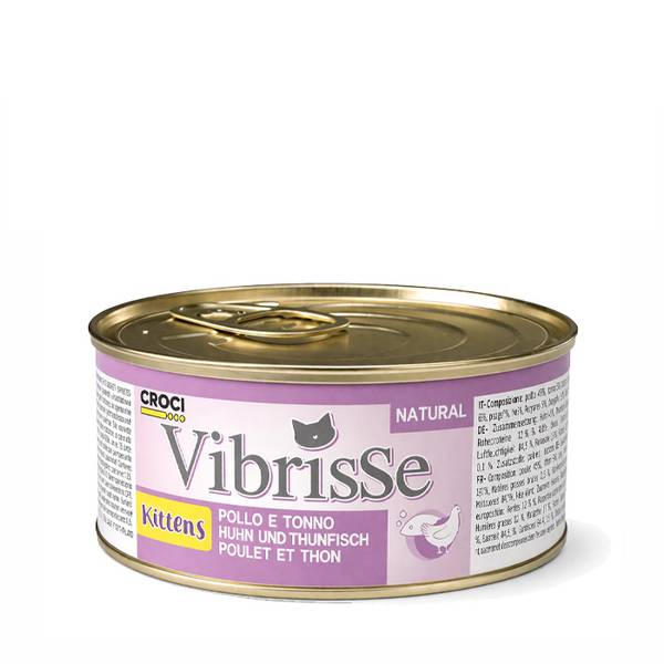 Vibrisse Natural Kassipoja Konserv Kana ja Tuunikalaga 70g