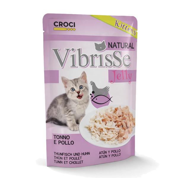 Vibrisse Natural Tarretis Kassipojale Tuunikala ja Kanaga 70g