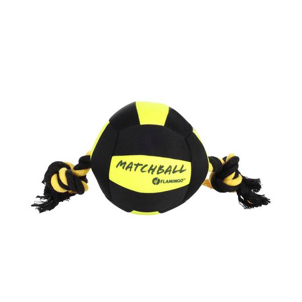 Flamingo Mänguasi Koerale Actionball, Must/Kollane 18cm (Ujub vees)