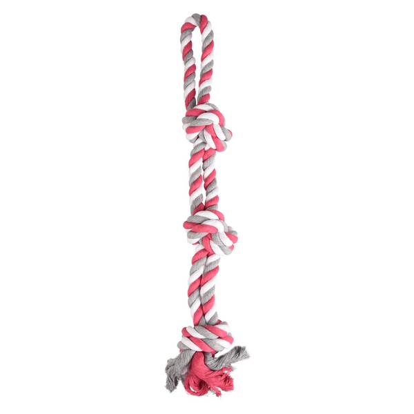 Flamingo Mänguasi Koerale Köis 3 Sõlmega 60cm