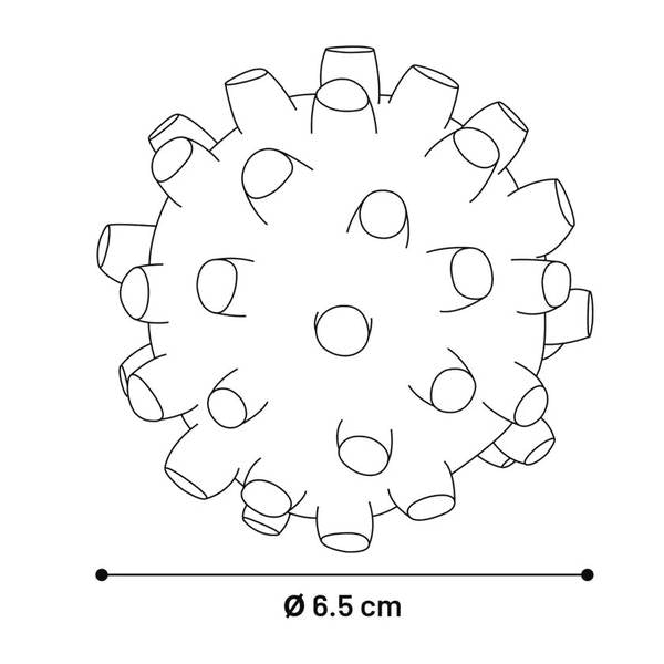 Flamingo Mänguasi Koerale Pall Siil (Vinüül) 6.5cm – pilt 2
