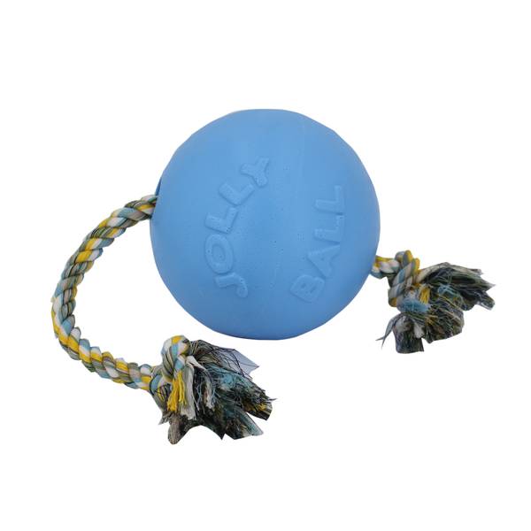 Jolly Pets Koera Mänguasi Romp-n-Roll, helesinine 15cm (Ujub vees)