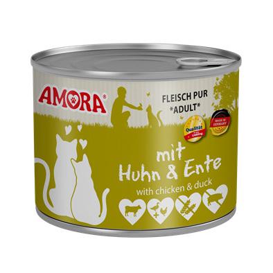 Amora Kassikonserv Veise- kana- ja pardilihaga (Huhn & Ente) 200g