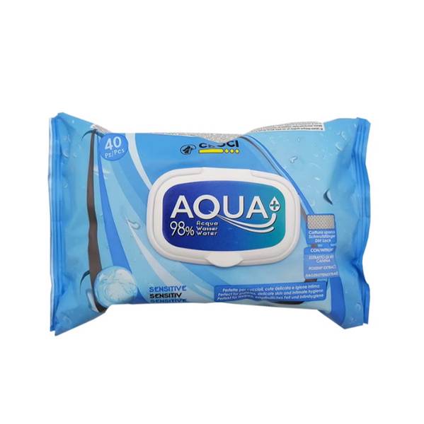 Croci Sensitive Aqua+ Niisked Salvrätid Koerale ja Kassile 40tk