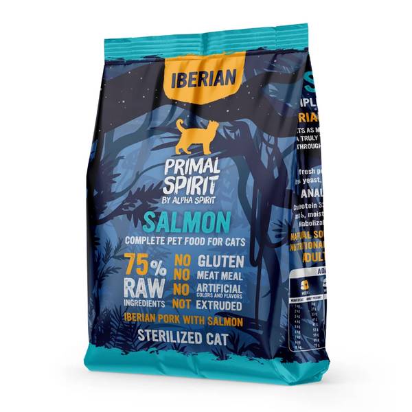 Primal Spirit Salmon Cat Food (Iberian Pork and Salmon) 1 kg