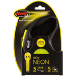Flexi S Neon Must/Kollane Lint 5m 15kg – pilt 2