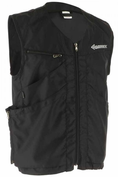 Gappay Lühike Lai Vest Must XXXL