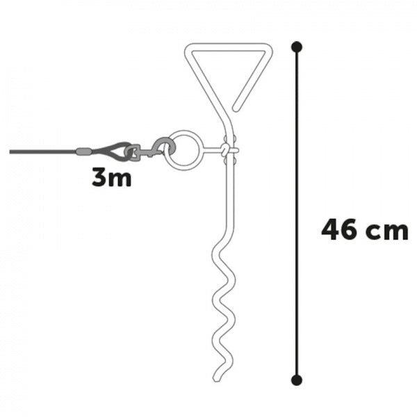 Flamingo Tross 3m ja Spiraalvai (kuni 15kg) – pilt 2