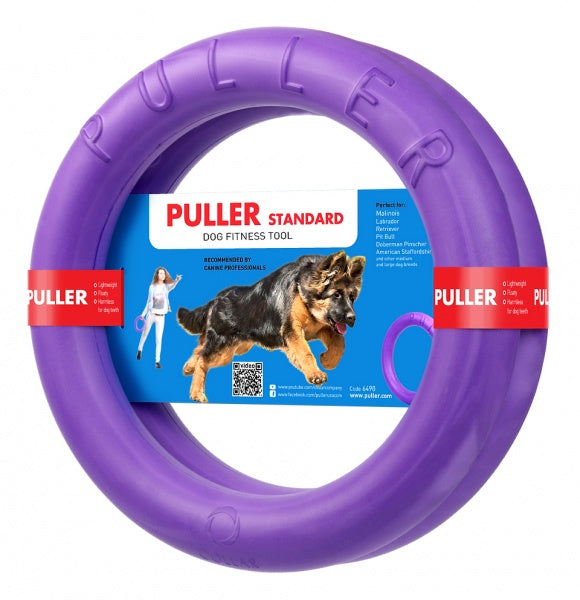 PULLER Standard Tirimismänguasi Koera Treenimiseks Ø28cm 2tk (Ujub vees)