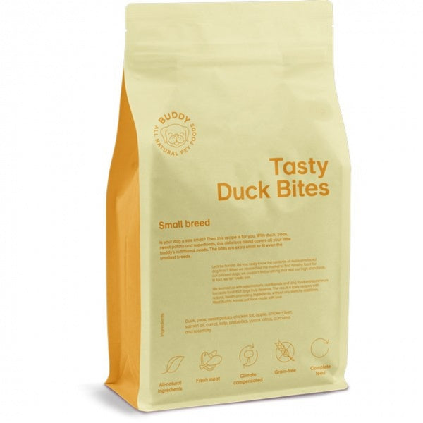 Buddy Tasty Duck Bites - Pardiga Kuivtoit Väikest Tõugu Koerale 5kg
