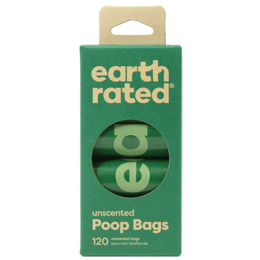 Earth Rated 100% Lekkekindlad Lõhnatud Kakakotid 8 rulli (120tk)