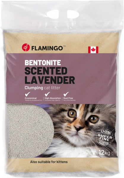 Flamingo Paakuv Bentoniidist Kassiliiv Lavendel 12kg